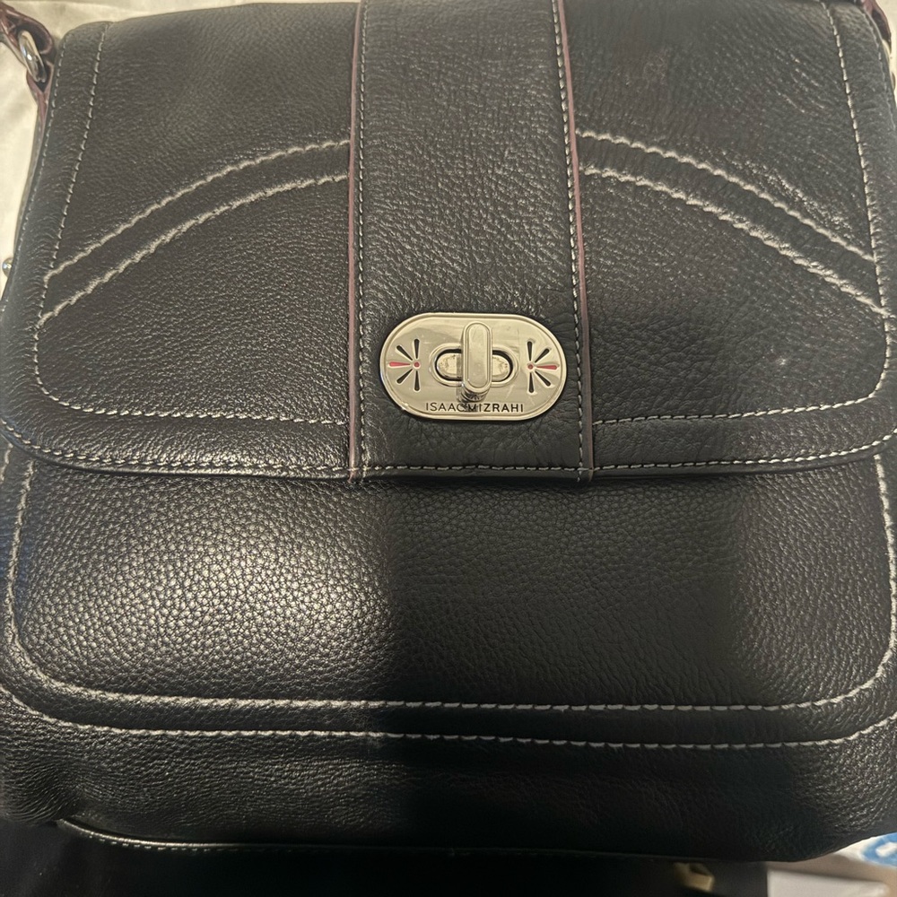 Isaac Mizrahi leather bag